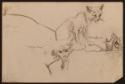 Arthur Lismer, 1885 - 1969
Untitled (cats and fish)
charcoal on paper
10.2 x 15.3 cm
Arthur…