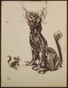 Arthur Lismer, 1885 - 1969
Untitled (mouse and cat)
marker on paper
22.9 x 30.6 cm
Arthur L…