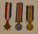 World War I medals belonging to A.Y. Jackson
From left to right: 1914-1915 Star; British War M…
