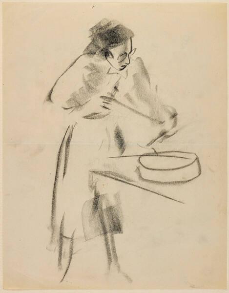 Untitled (leaning woman)