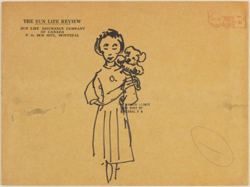 Untitled (young girl holding toy?)