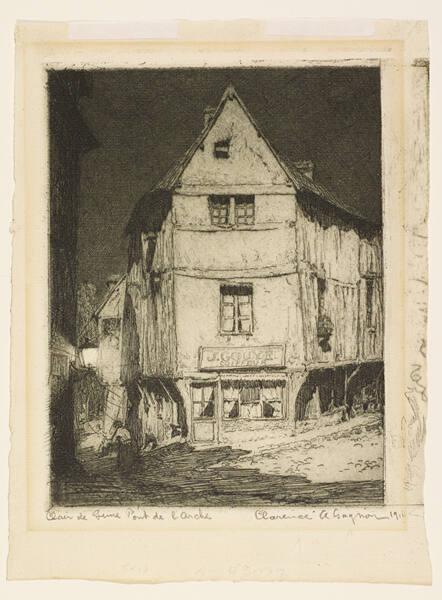 Street, Moonlight, Pont-de-l'Arche