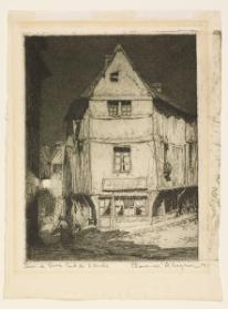 Street, Moonlight, Pont-de-l'Arche