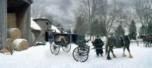 A Horse Drawn Hearse, Queen's Royal Tours, 174 Anne, Niagara-on-the-Lake, Ontario, 2009 (from the Niagara series)