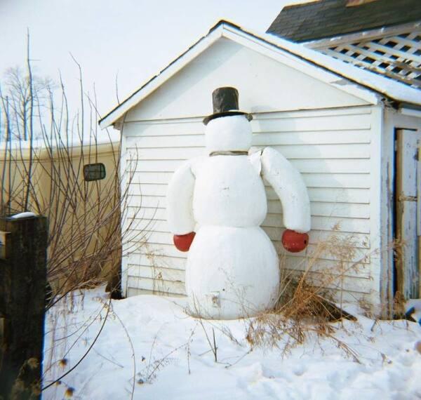 Snowman (study from the Niagara series)