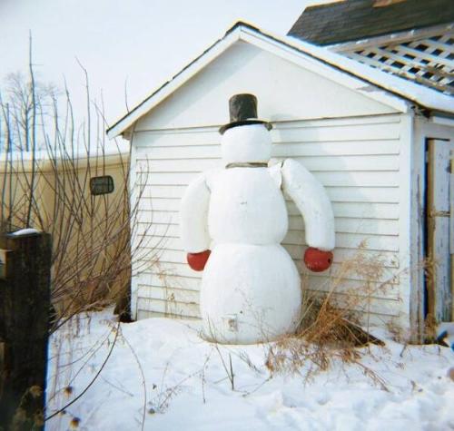 Snowman (study from the Niagara series)