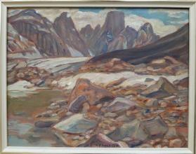 Turner Glacier and Mount Asgard