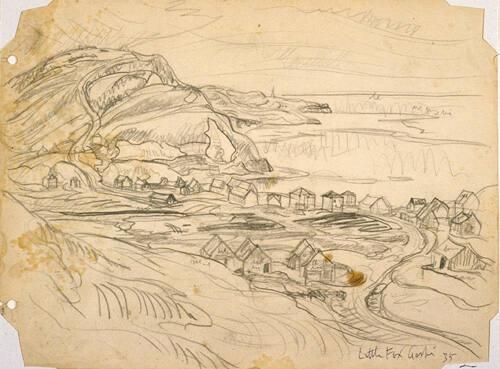 Little Fox Gaspe (R); Untitled (hills, river) (V)
