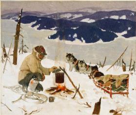 Francois Paradis Camping in the Snow