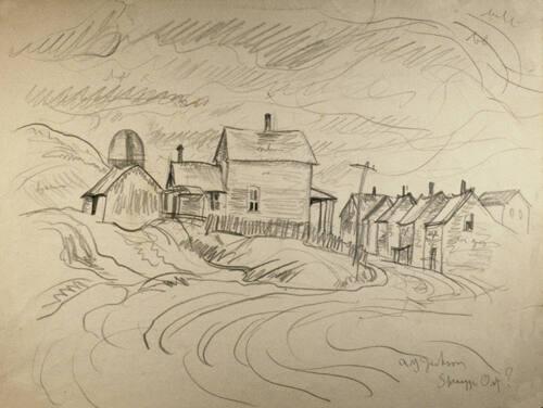 Spragge, Ont. (R); Untitled (small village) (V)