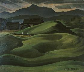 Landforms (R); Untitled (sketch for Landforms) (V)