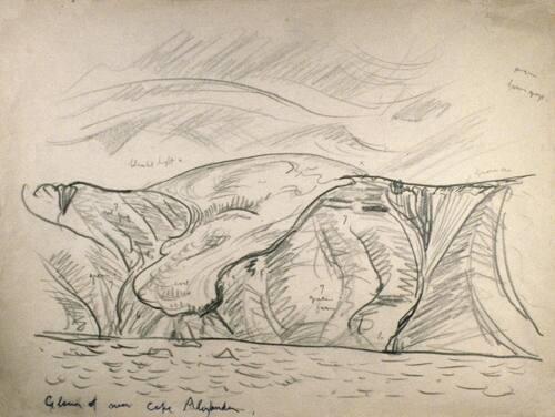 Glacier Near Cape Alexander (R); Untitled (north or west Devon?) (V)