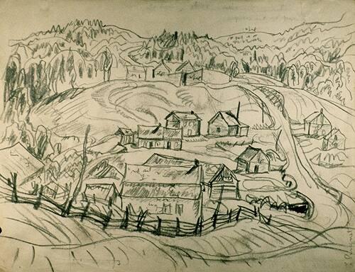 Panquet (R); Untitled (small village) (V)