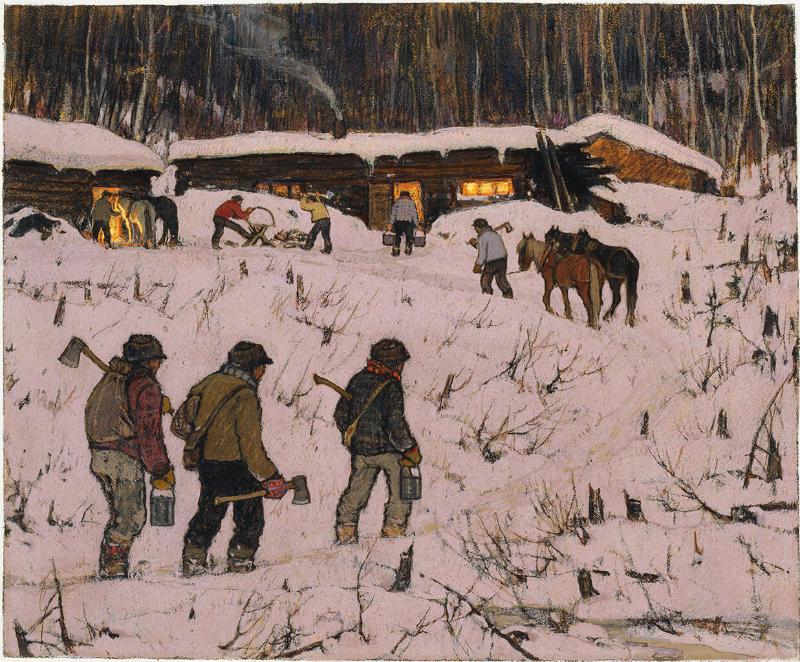 Logging Camp Near Vermillion