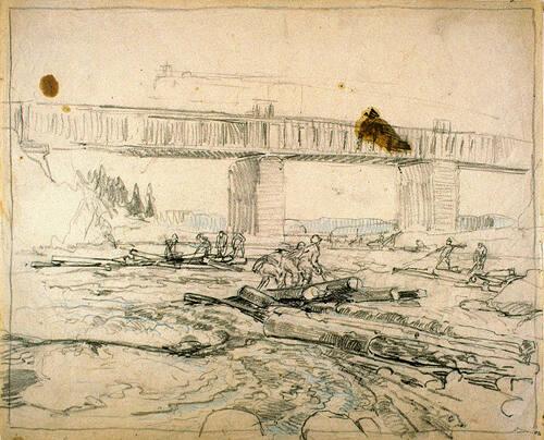 Loggers, Bedford Basin, Sackville River