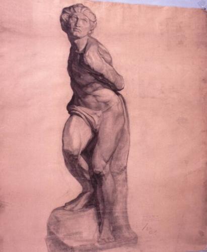 Untitled (statue) (R); Untitled (man) (V)