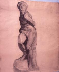 Untitled (statue) (R); Untitled (man) (V)