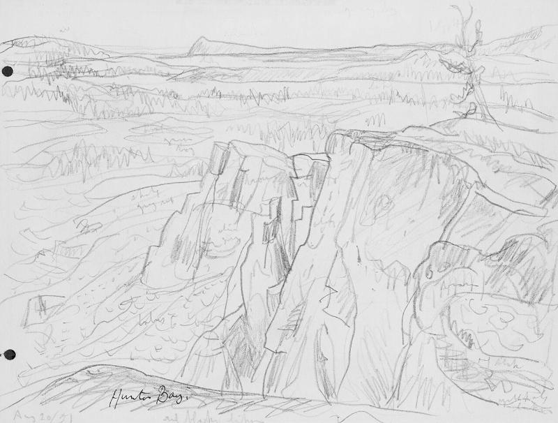 Hunter Bay, Great Bear Lake (R); Great Bear Caribou Pass (V)