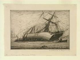 Overhauling Fishing Boats, Saint-Malo