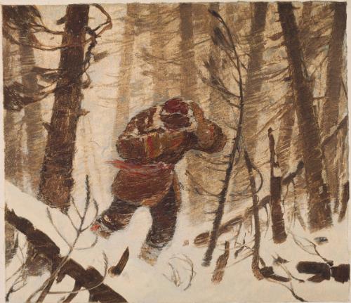 Francois Paradis in the Blizzard