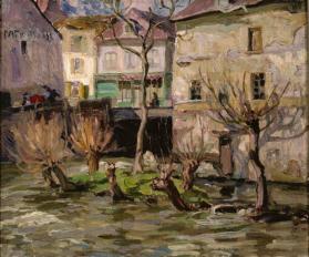 Picquigny on the Somme River, France