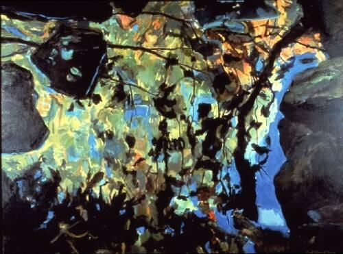 Yellow Leaves Reflected