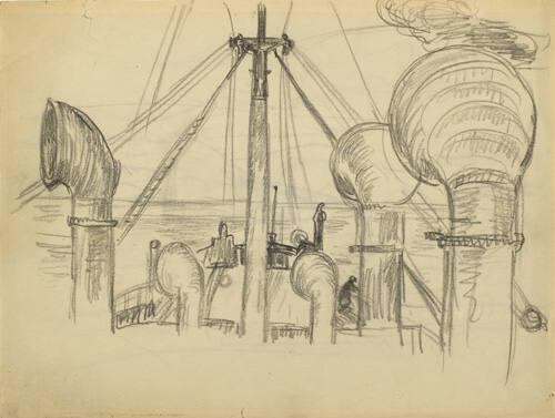 Stacks, The Beothic (R); Untitled (ice shape in water) (V)