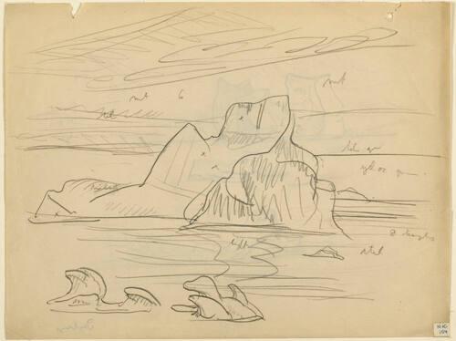 Untitled (icebergs) (R); Icebergs (V)