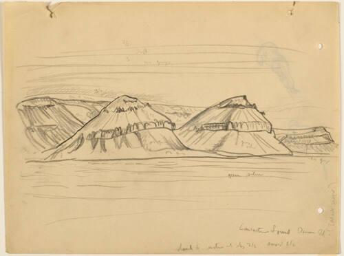 Lancaster Sound Devon Island (R); Untitled (two figures) (V)