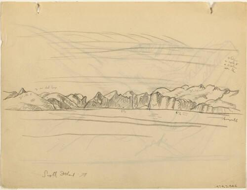 Scott Island (R); Untitled (hills, cliff) (V)