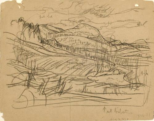 Untitled (landscape) (R); Untitled (pigs) (V)