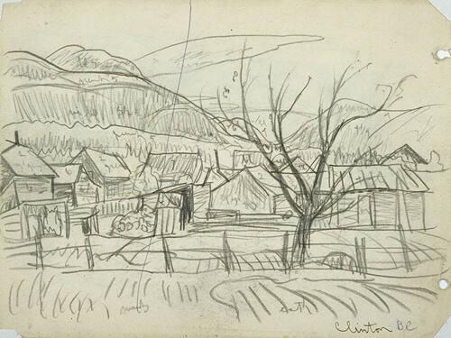 Clinton, B.C. (R); Untitled (building, truck) (V)