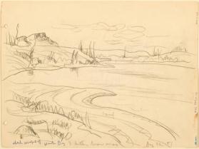 Hunter Bay (R); Untitled (hills, trees) (V)