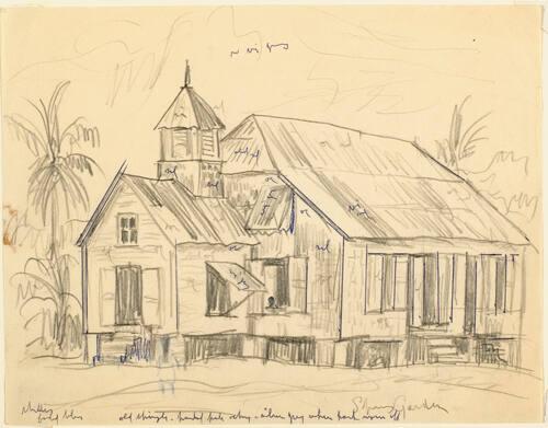 Spring Garden (R); Untitled (small figure of a woman - Tobago?) (V)