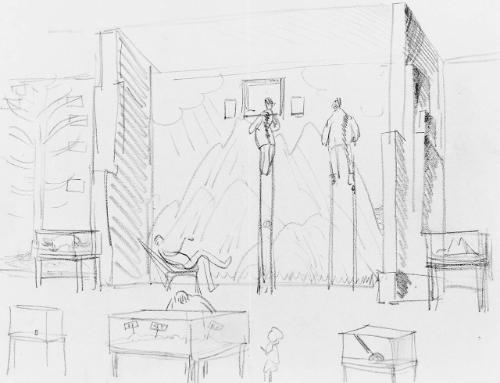 Untitled (Men on Stilts)