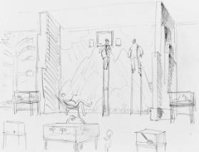 Untitled (Men on Stilts)