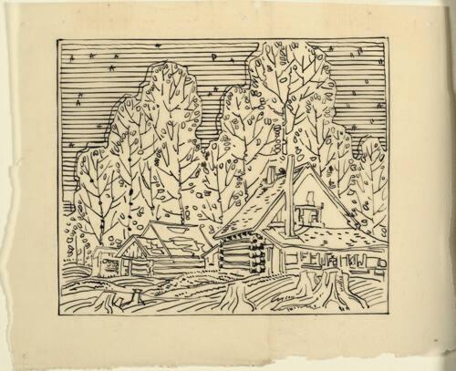 Study for Cabins in the Forest