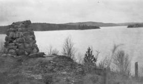 Tom Thomson's cairn, Canoe Lake, Algonquin Park