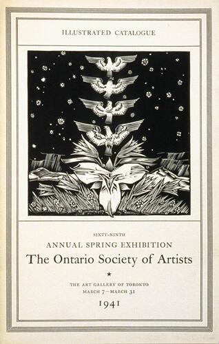 Catalogue for the "Sixty-Ninth Annual Spring Exhibition [of] The Ontario Society of Artists"