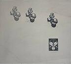 Proof sheet with three proofs of Tacks and one of the OCA Trillium