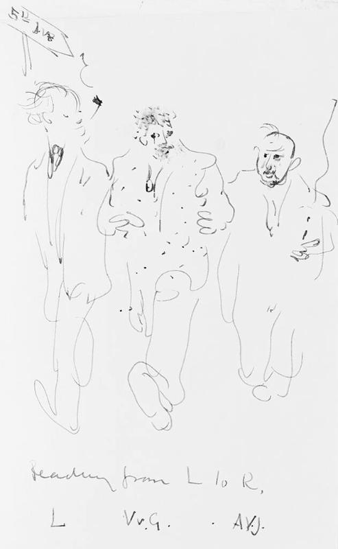 Lismer and A.Y. Jackson with Vincent van Gogh