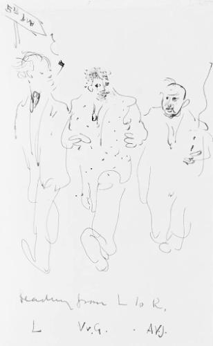 Lismer and A.Y. Jackson with Vincent van Gogh