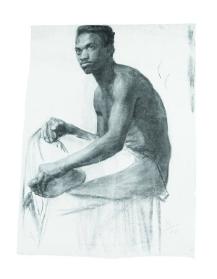 Untitled (seated man)