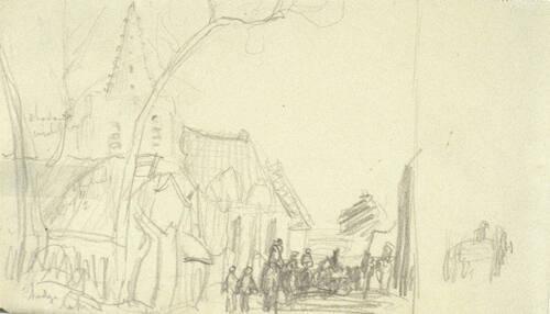 Untitled (study of a church)