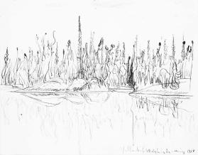 Evening, Walsh Lake, Yellowknife, N.W.T.