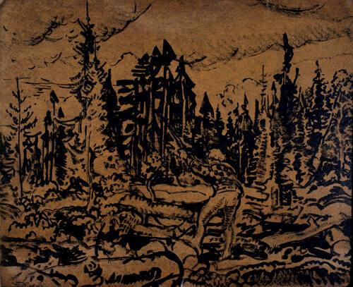 Lawren Clearing a Forest