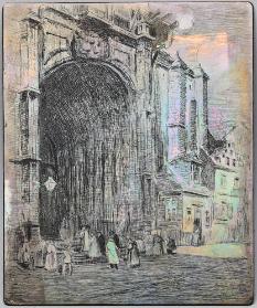 Entrance to St. Jacques Church, Antwerp