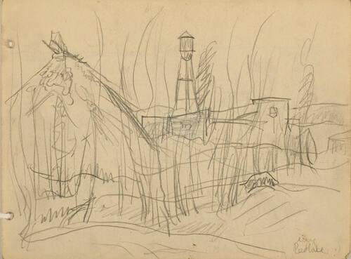 Untitled (mill site - Red Lake?) (R); Untitled (town) (V)