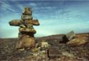 Inunnguaq (stone figure “in the likeness of a human”) on a small island past the Itilliarjuk pa…