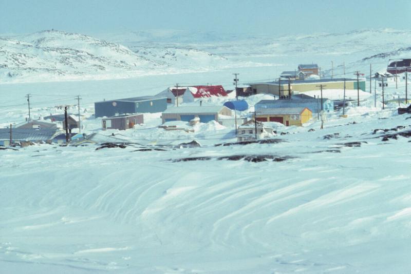 The hamlet of Kinngait (Cape Dorset). 
Southwest Baffin Island, Nunavut, 19940

The Norman H…